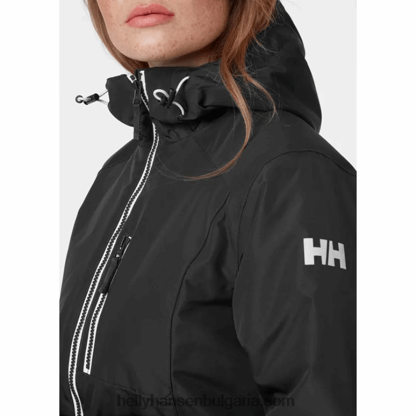 Жени дамско дълго зимно яке belfast 80V22D1551 най-тъмен spr Helly-Hansen