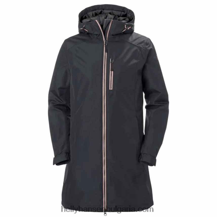 Жени дамско дълго зимно яке belfast 80V22D1552 черен Helly-Hansen