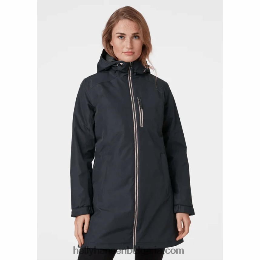 Жени дамско дълго зимно яке belfast 80V22D1552 черен Helly-Hansen