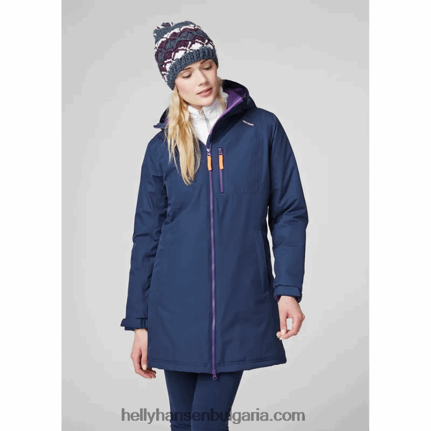 Жени дамско дълго зимно яке belfast 80V22D1552 черен Helly-Hansen
