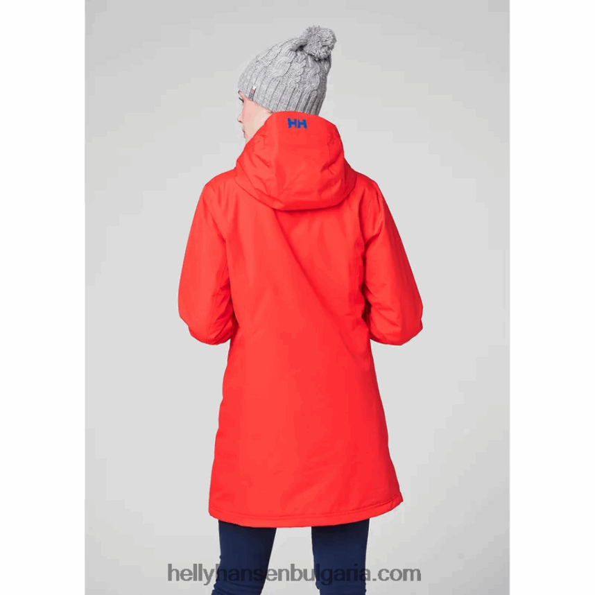 Жени дамско дълго зимно яке belfast 80V22D1553 абанос Helly-Hansen