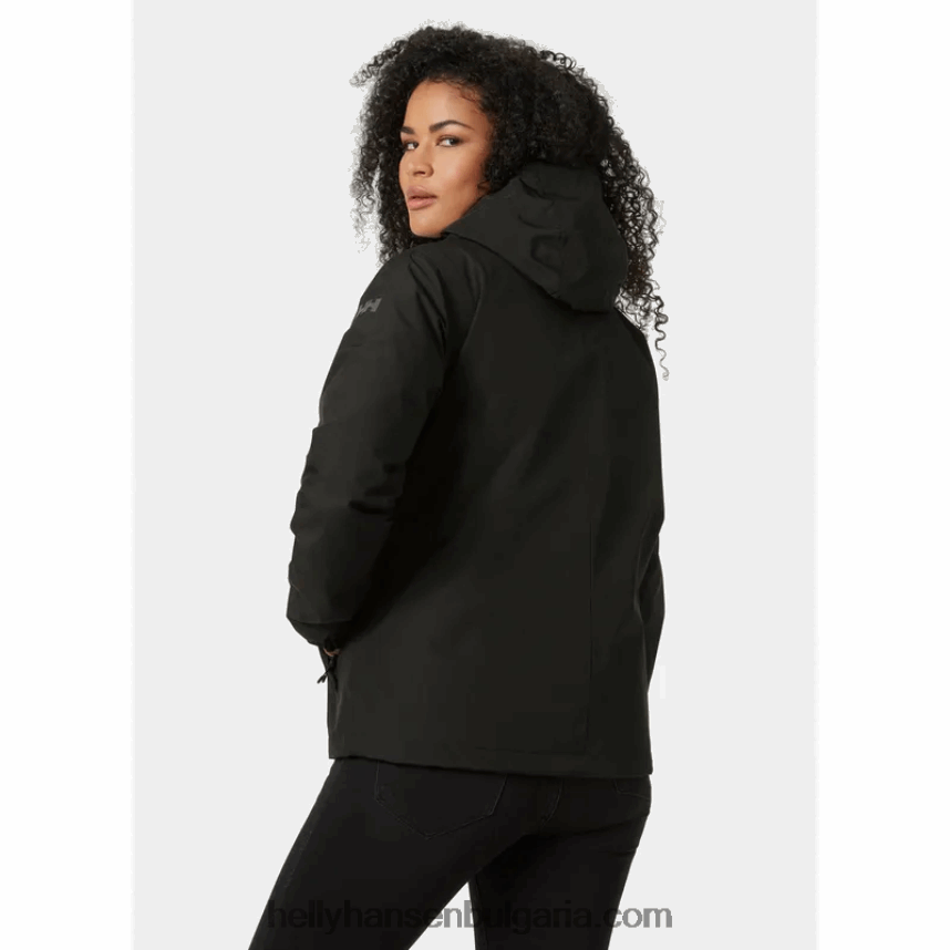 Жени дамско яке juell 3 в 1 с черупка и изолатор 80V22D2594 черно/морско синьо Helly-Hansen