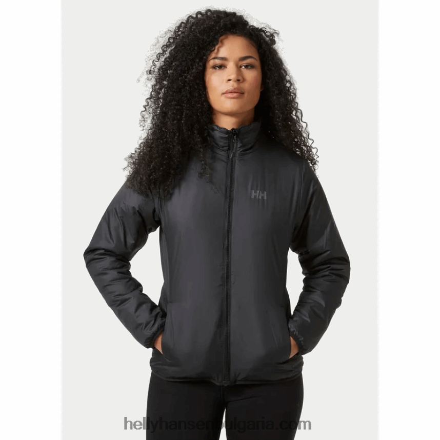 Жени дамско яке juell 3 в 1 с черупка и изолатор 80V22D2594 черно/морско синьо Helly-Hansen
