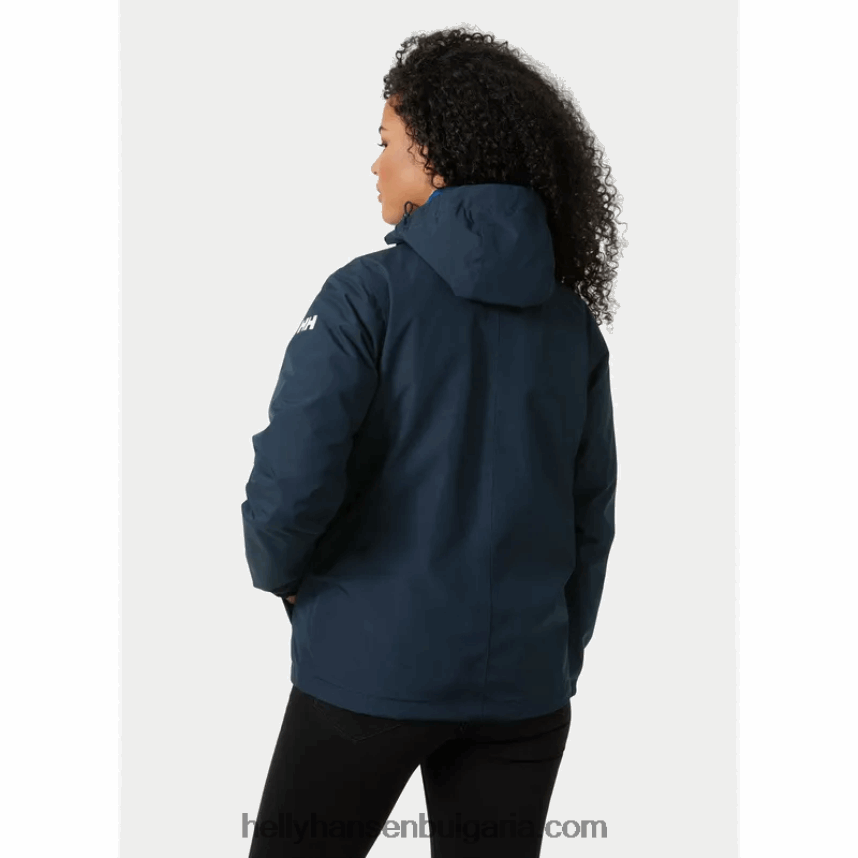 Жени дамско яке juell 3 в 1 с черупка и изолатор 80V22D2595 черен Helly-Hansen