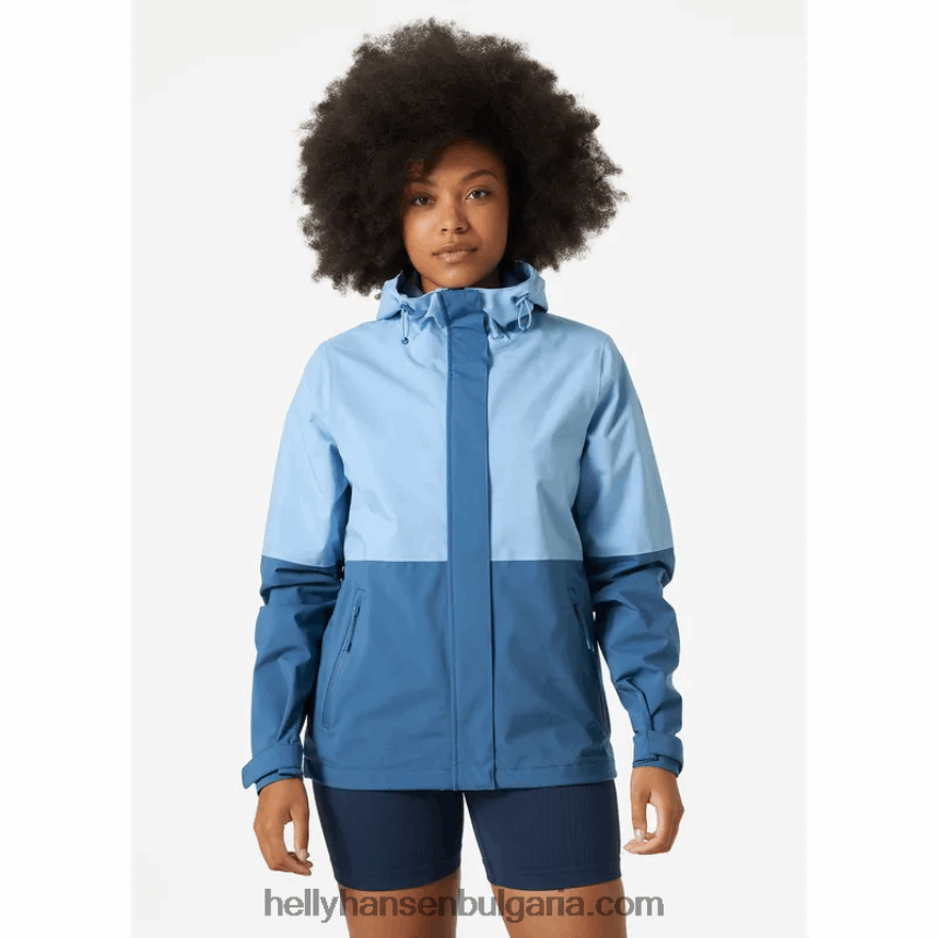 Жени дамско водоустойчиво яке juell storm 80V22D2617 nimbus clou/черно Helly-Hansen