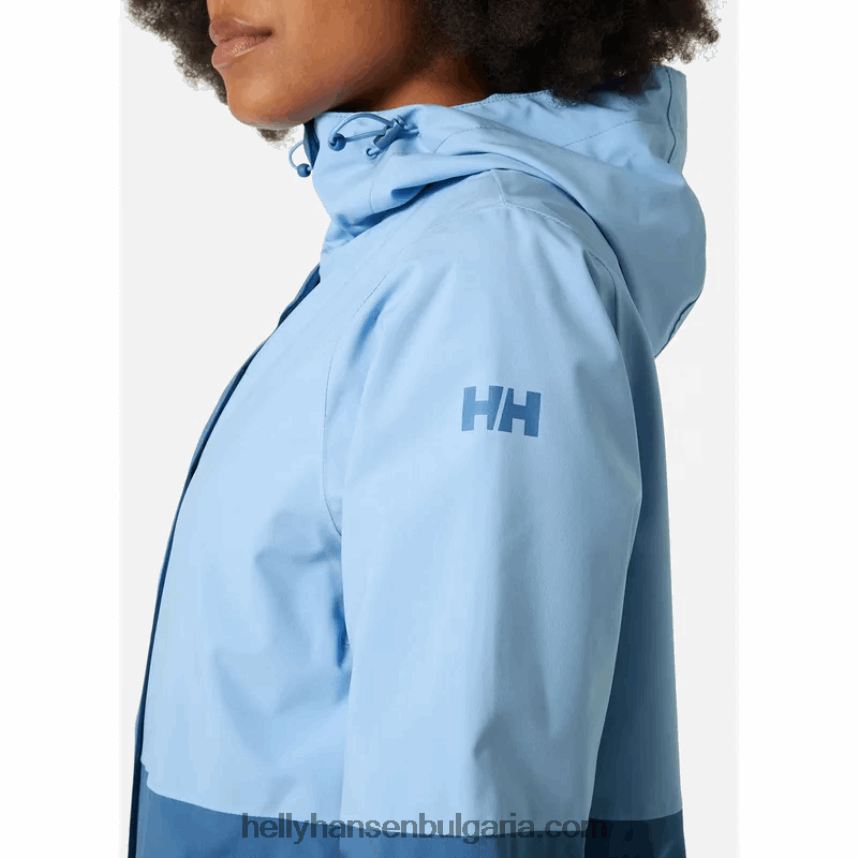 Жени дамско водоустойчиво яке juell storm 80V22D2617 nimbus clou/черно Helly-Hansen