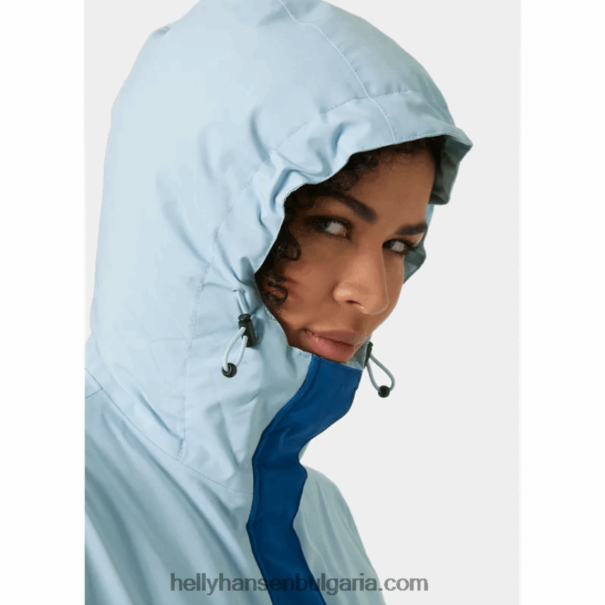 Жени дамско водоустойчиво яке juell storm 80V22D2618 светло син Helly-Hansen