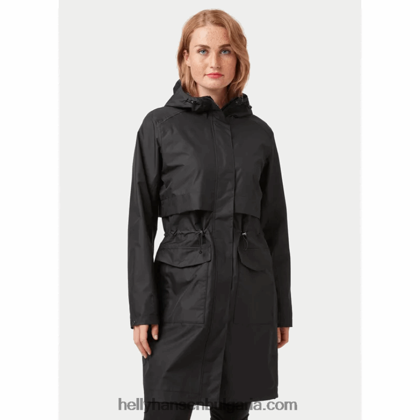 Жени дамски дъждобран lynnwood 80V22D2784 hh каки/черно Helly-Hansen