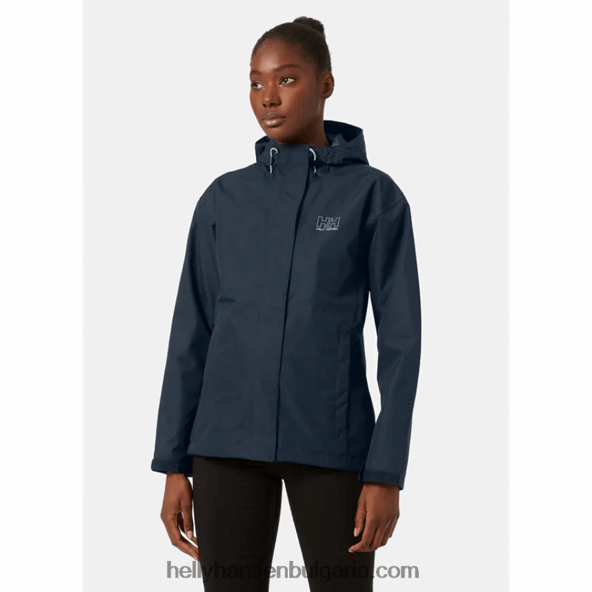 Жени дамско яке за дъжд seven j 80V22D1524 черен Helly-Hansen