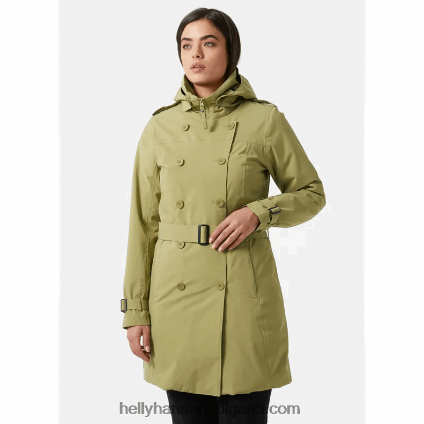 Жени дамски изолиран тренчкот urb lab welsey 80V22D2596 черно/морско синьо Helly-Hansen