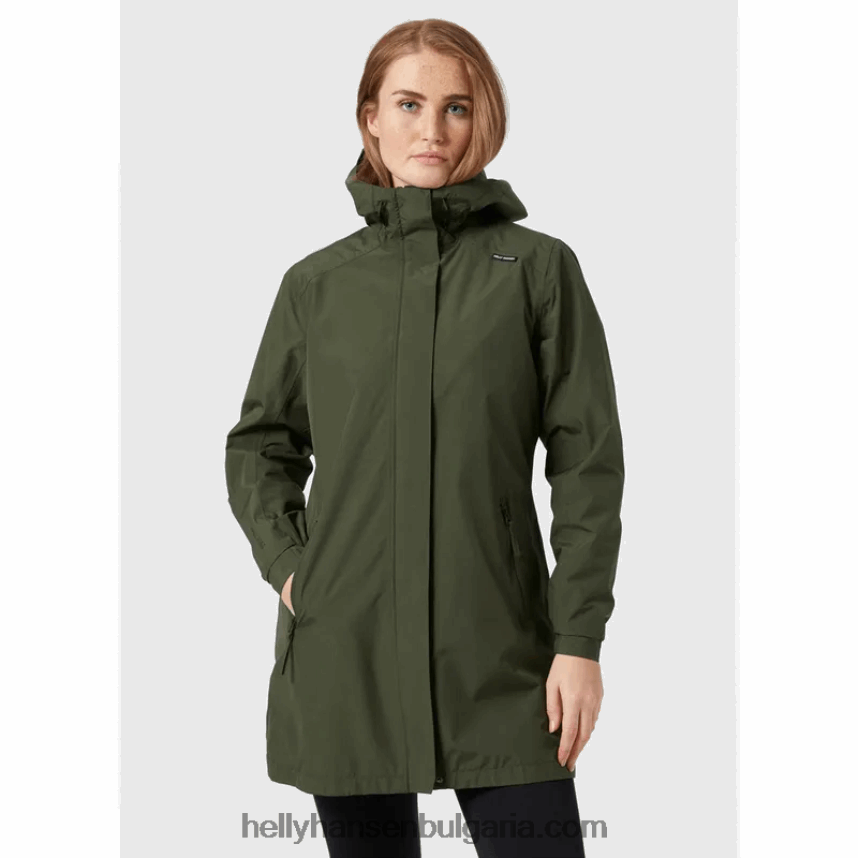 Жени дамско дъждовно яке тип valkyrie с поларена подплата 80V22D1517 мента Helly-Hansen