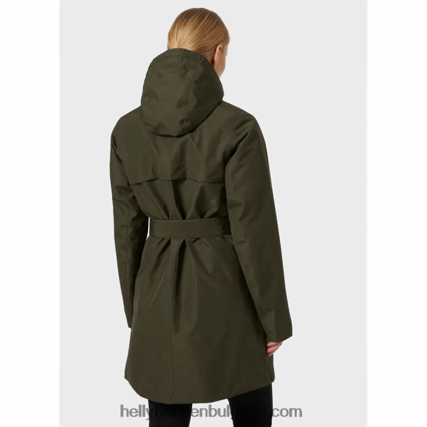 Жени дамски welsey ii водоустойчив изолиран тренч 80V22D2582 черно/морско синьо Helly-Hansen