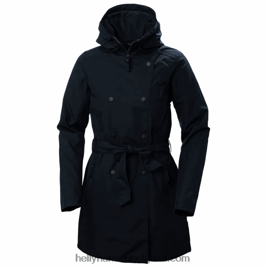 Жени дамски welsey ii водоустойчив изолиран тренч 80V22D2584 помощна програма gre/black Helly-Hansen