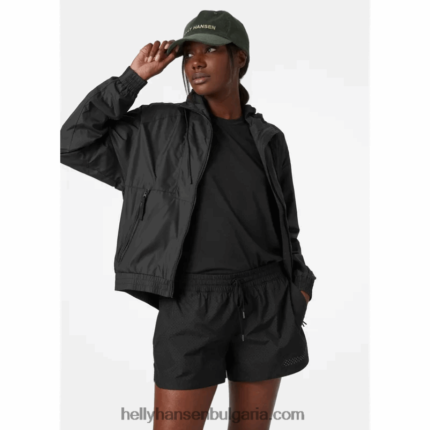 Жени дамско яке за вятър 80V22D1595 розов дим Helly-Hansen