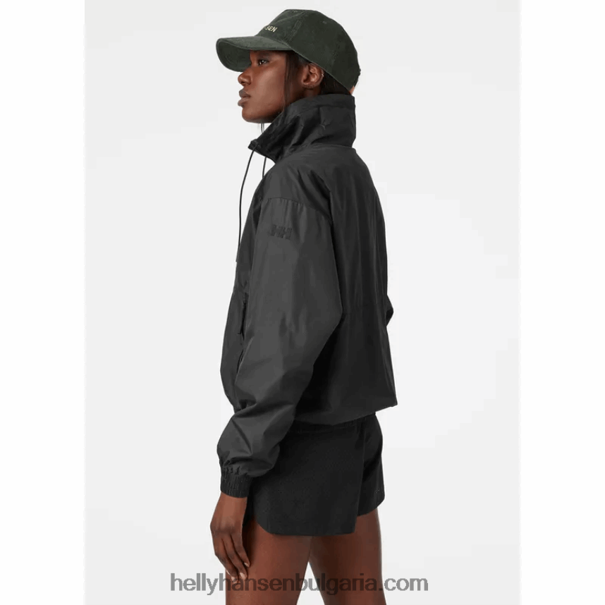 Жени дамско яке за вятър 80V22D1595 розов дим Helly-Hansen