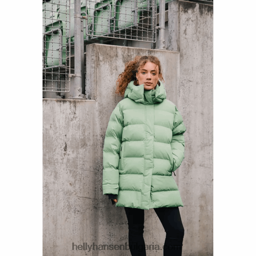 Жени дамска пухкава парка aspire 80V22D1577 мак оранжев Helly-Hansen