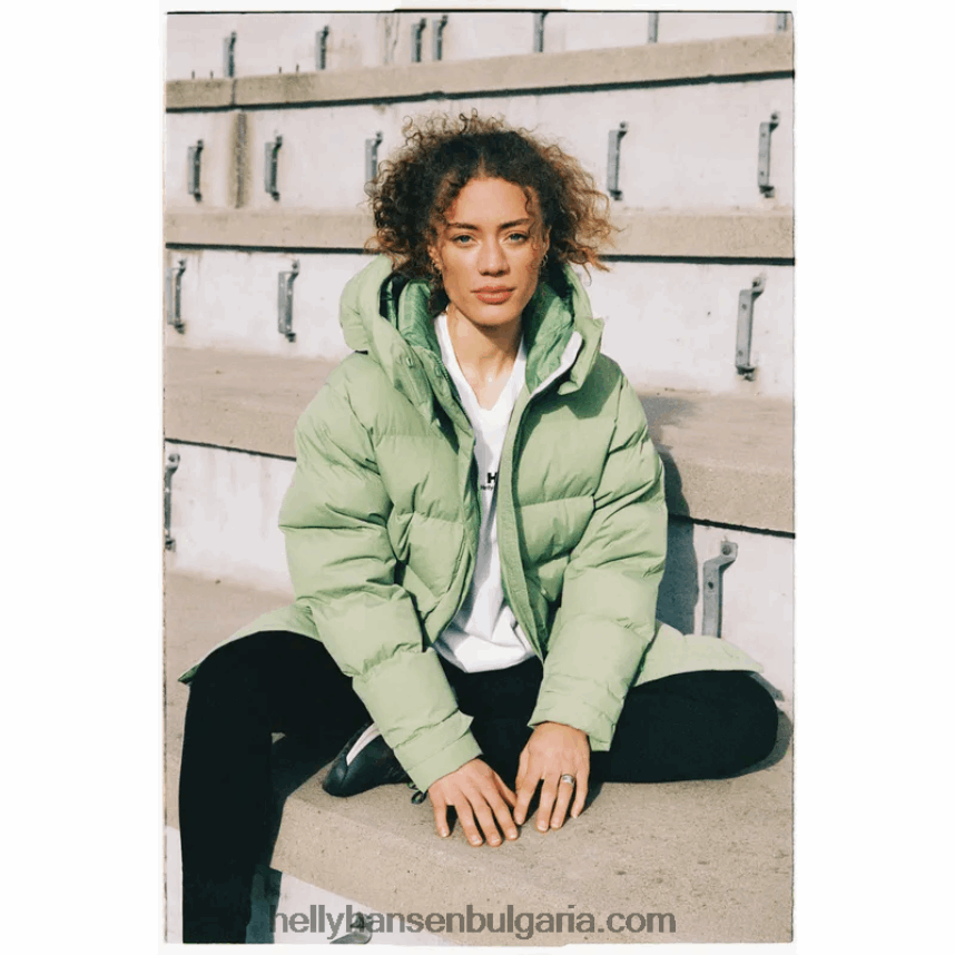 Жени дамска пухкава парка aspire 80V22D1577 мак оранжев Helly-Hansen