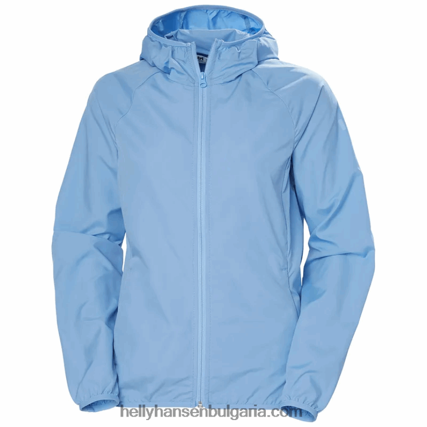 Жени дамско леко водоустойчиво яке juell 80V22D1591 военноморски флот Helly-Hansen