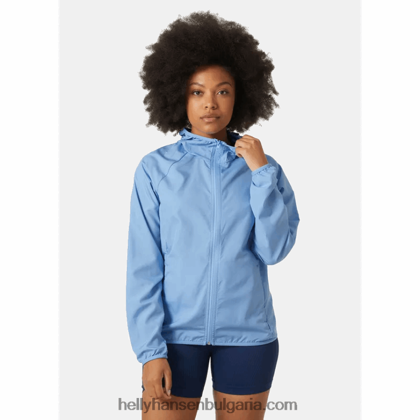Жени дамско леко водоустойчиво яке juell 80V22D1591 военноморски флот Helly-Hansen