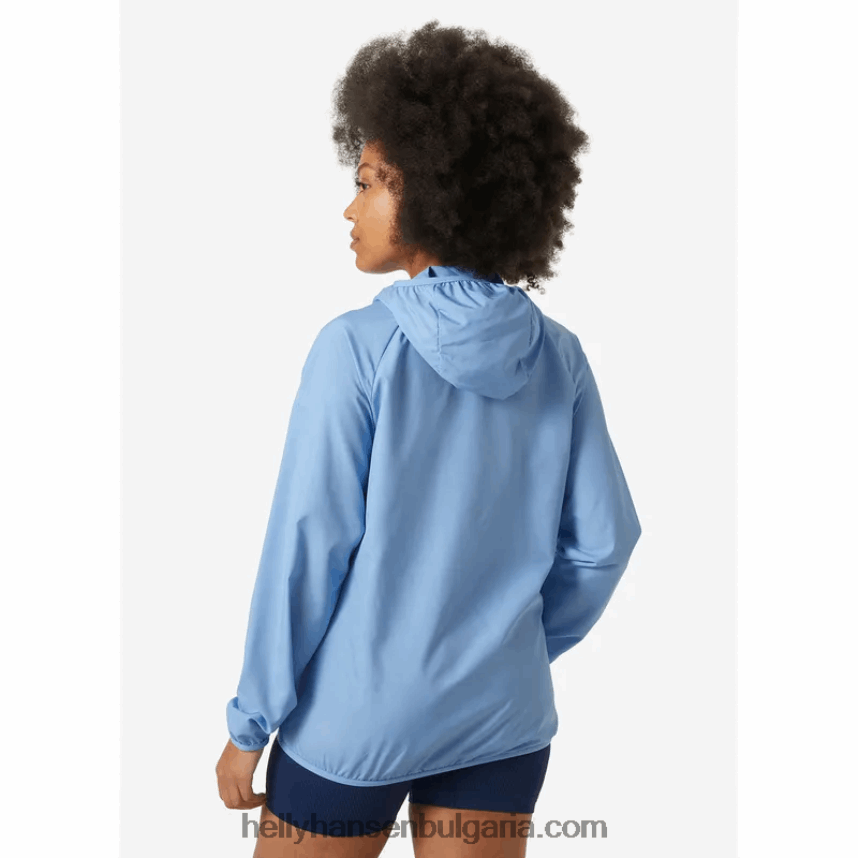 Жени дамско леко водоустойчиво яке juell 80V22D1591 военноморски флот Helly-Hansen