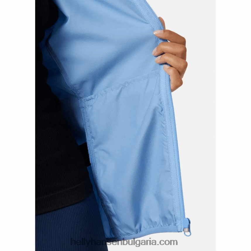 Жени дамско леко водоустойчиво яке juell 80V22D1591 военноморски флот Helly-Hansen