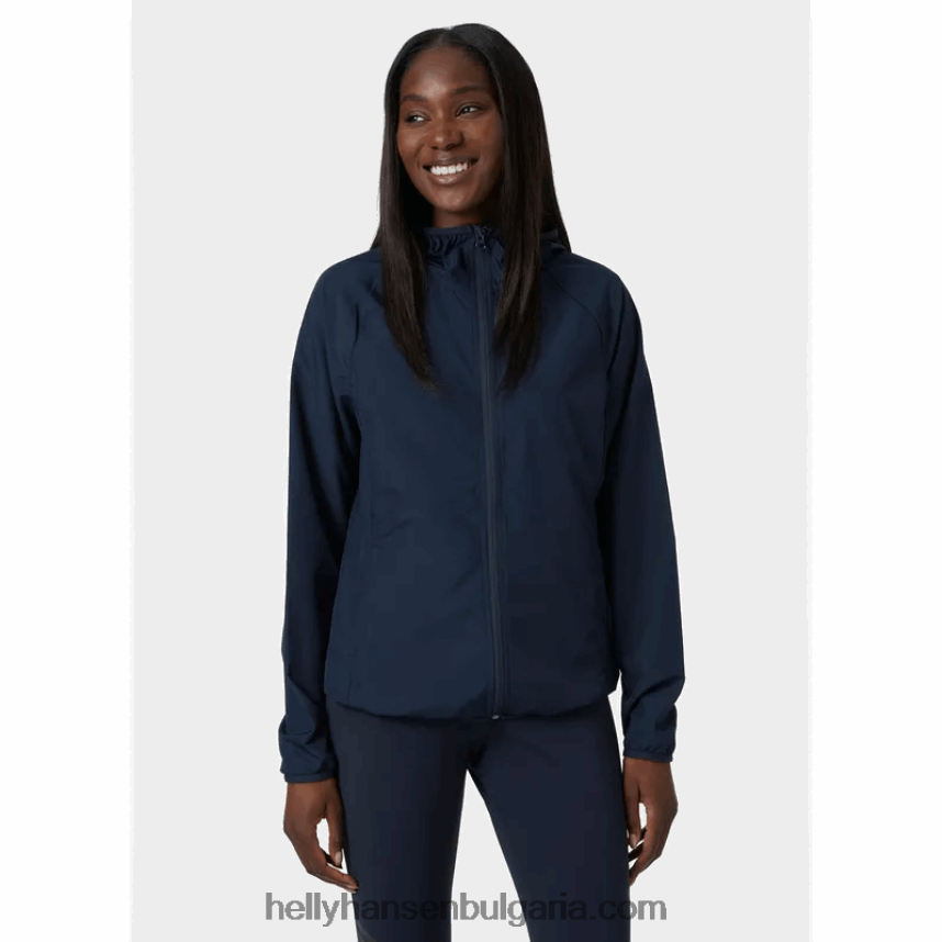 Жени дамско леко водоустойчиво яке juell 80V22D1593 горещ корал Helly-Hansen