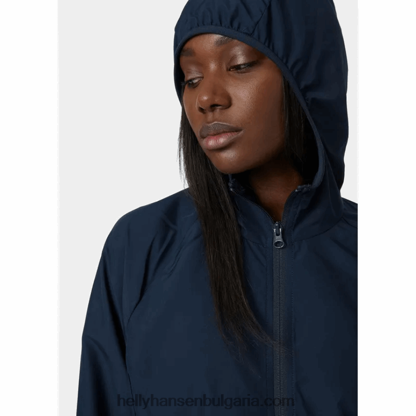Жени дамско леко водоустойчиво яке juell 80V22D1593 горещ корал Helly-Hansen