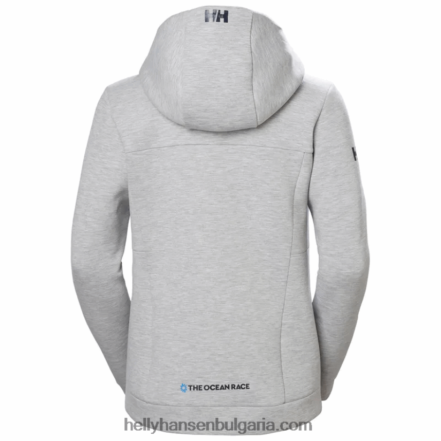 Жени дамско яке с качулка ocean race 80V22D2696 теракота/абанос/тъмносиньо Helly-Hansen