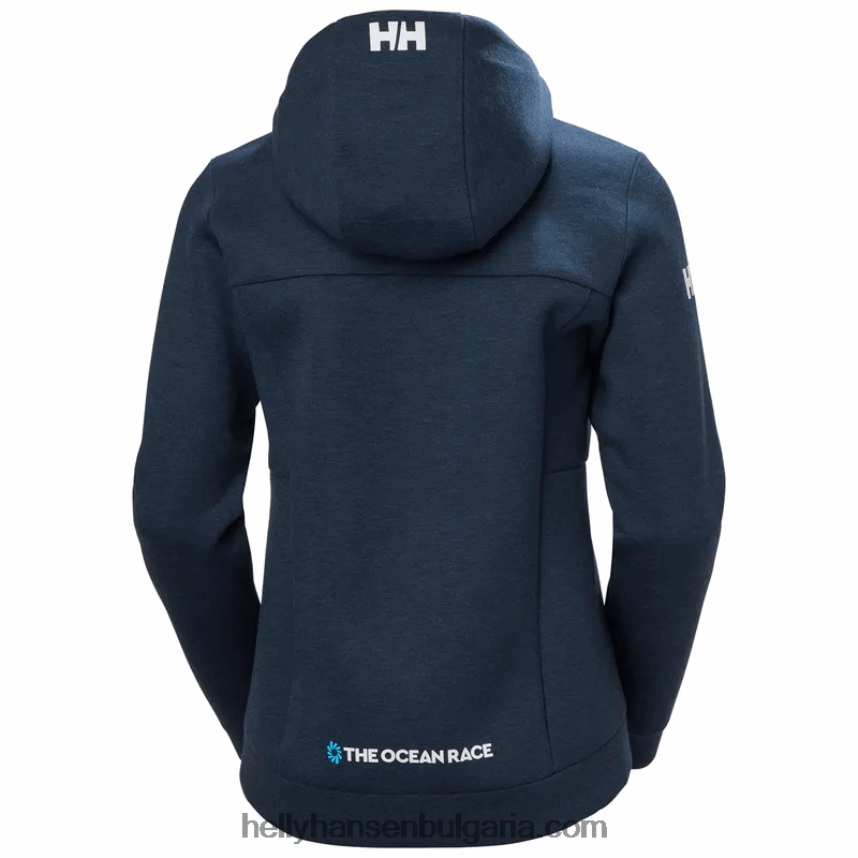 Жени дамско яке с качулка ocean race 80V22D2697 сив меланг Helly-Hansen