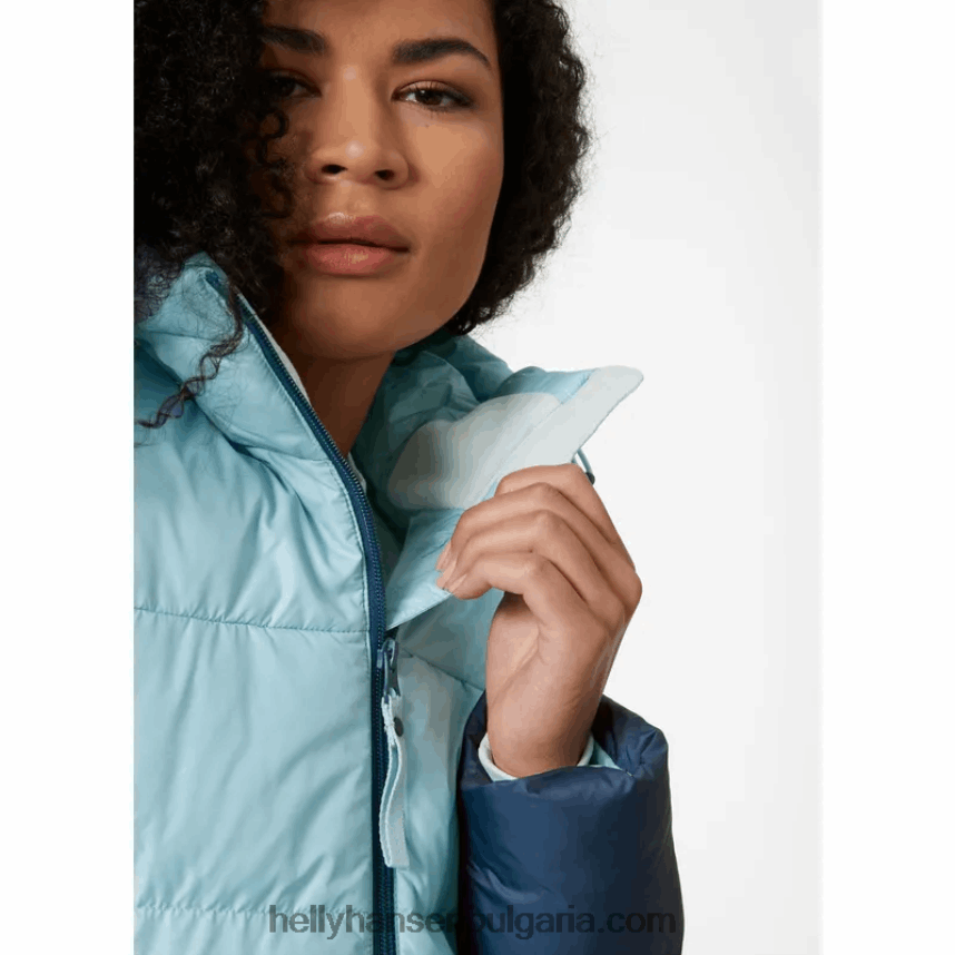 Жени дамско активно бухнало яке 80V22D2639 мак оранжев/аметист Helly-Hansen