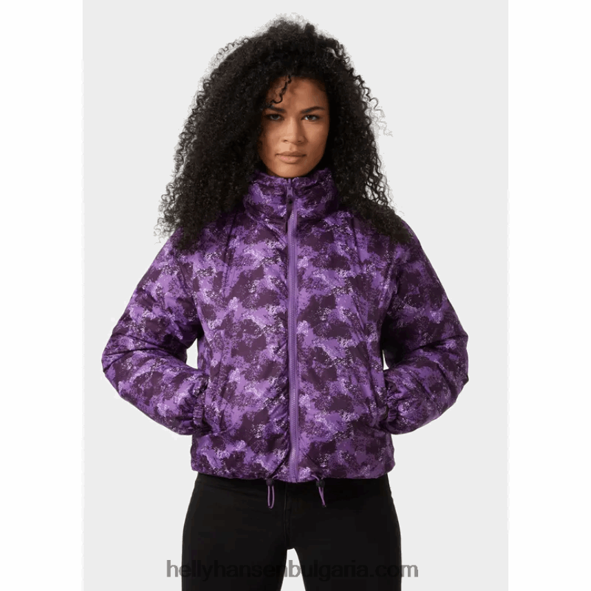 Жени двустранно дамско пухено яке 80V22D2641 baby troope/черно Helly-Hansen