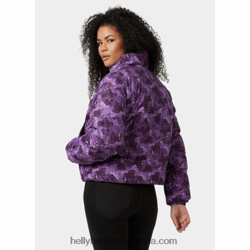 Жени двустранно дамско пухено яке 80V22D2641 baby troope/черно Helly-Hansen