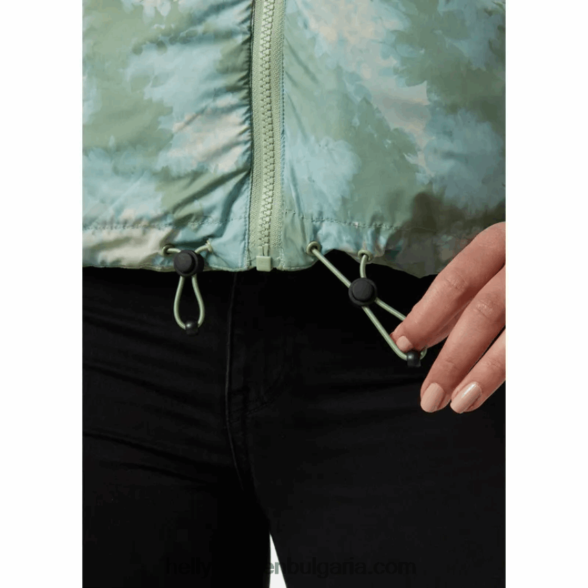 Жени двустранно дамско пухено яке 80V22D2642 натрошена гра Helly-Hansen