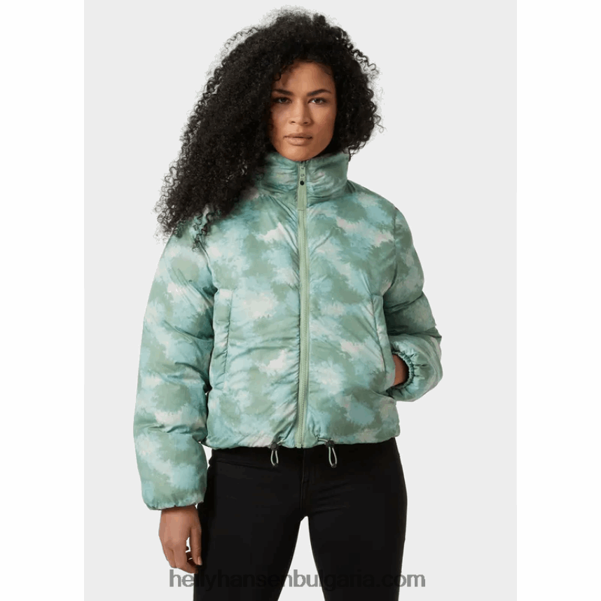 Жени двустранно дамско пухено яке 80V22D2642 натрошена гра Helly-Hansen