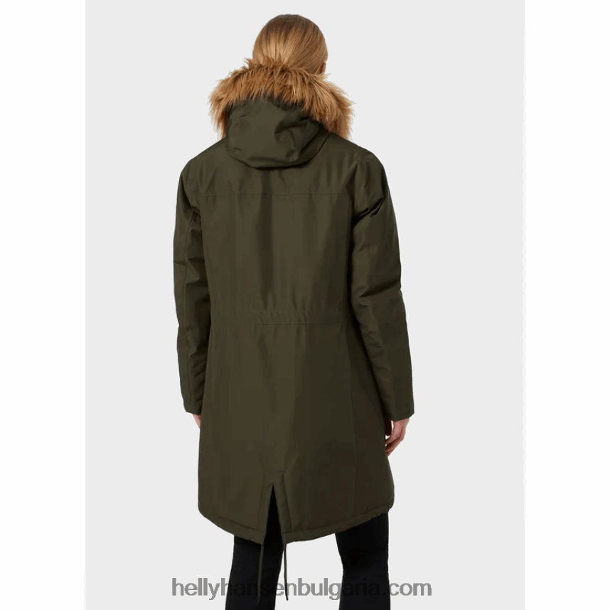 Жени дамска водоустойчива парка Mayen 80V22D1629 военноморски флот Helly-Hansen