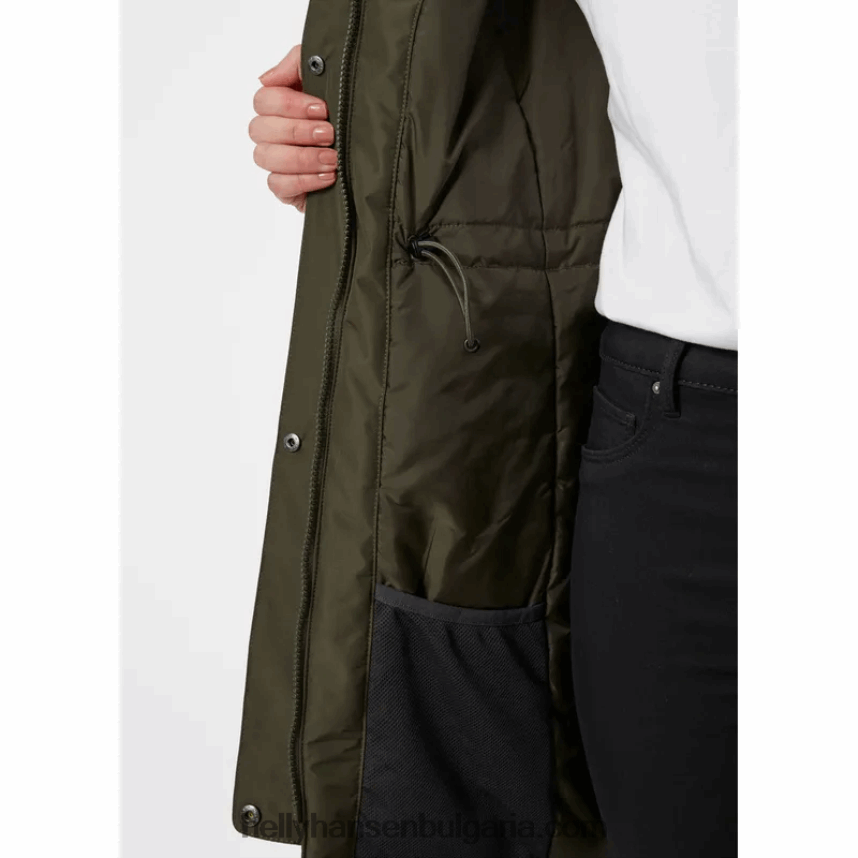 Жени дамска водоустойчива парка Mayen 80V22D1629 военноморски флот Helly-Hansen