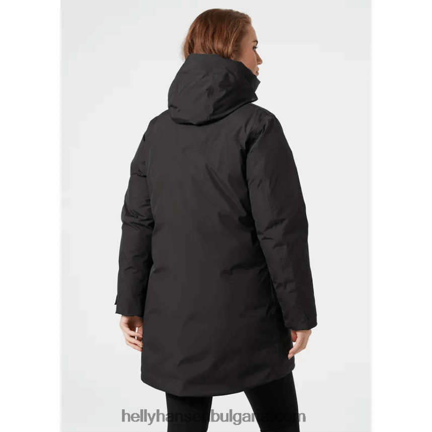 Жени w пухено палто от буве 80V22D2643 натрошен гра/нефрит Helly-Hansen