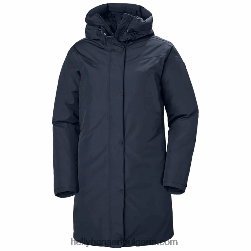 Жени w пухено палто от буве 80V22D2644 черен Helly-Hansen