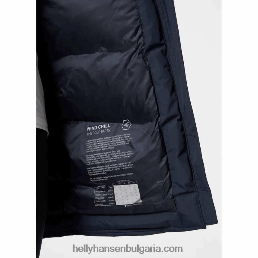 Жени w пухено палто от буве 80V22D2644 черен Helly-Hansen