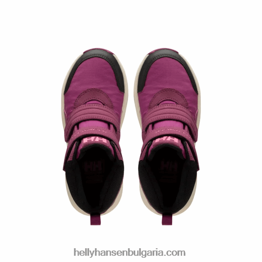 деца детски и юношески ботуши с тетива ht 80V22D2520 бял/сив меланг/тъмносин Helly-Hansen