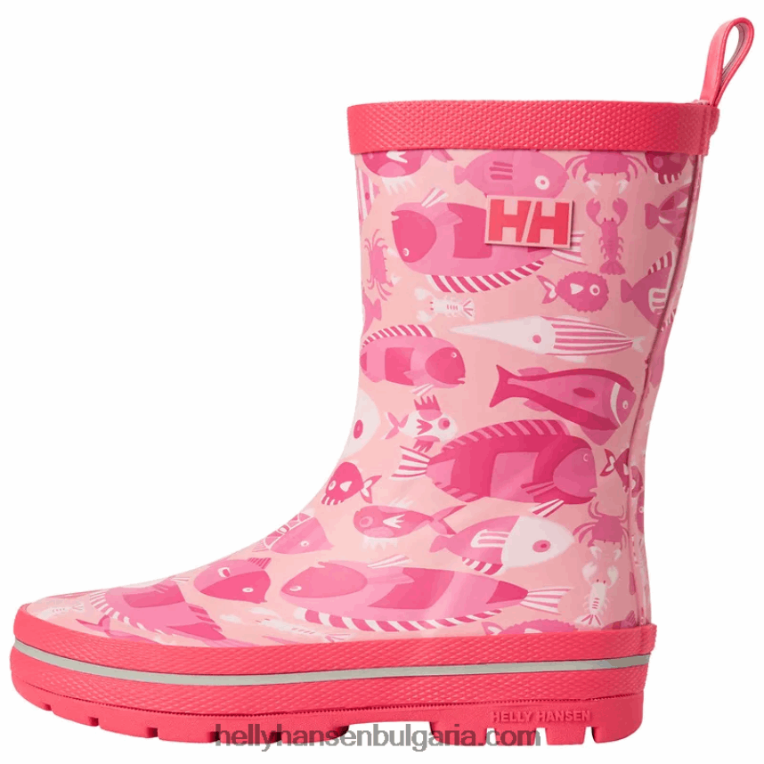 деца jk splash print 80V22D2529 лилаво поти/звуково синьо Helly-Hansen