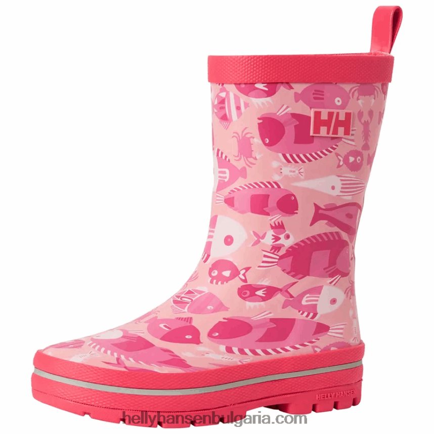 деца jk splash print 80V22D2529 лилаво поти/звуково синьо Helly-Hansen
