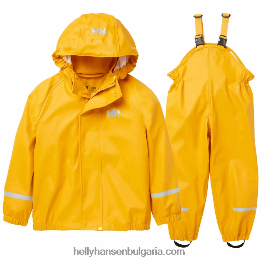 деца детски дъждобран bergen 2.0 pu 80V22D2310 военноморски флот Helly-Hansen