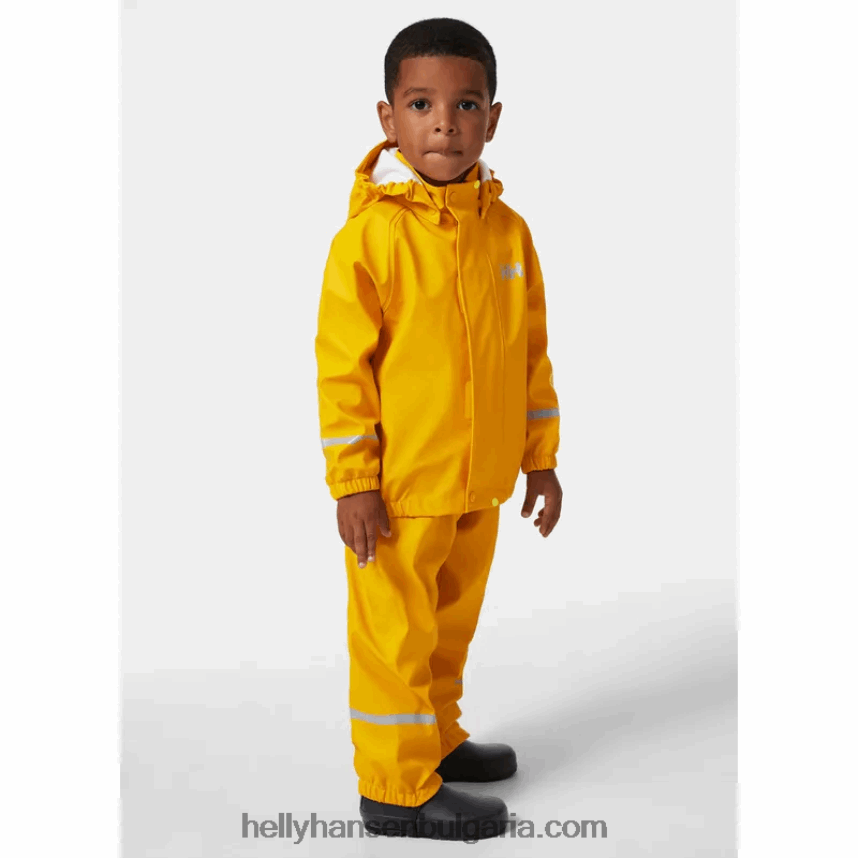 деца детски дъждобран bergen 2.0 pu 80V22D2310 военноморски флот Helly-Hansen