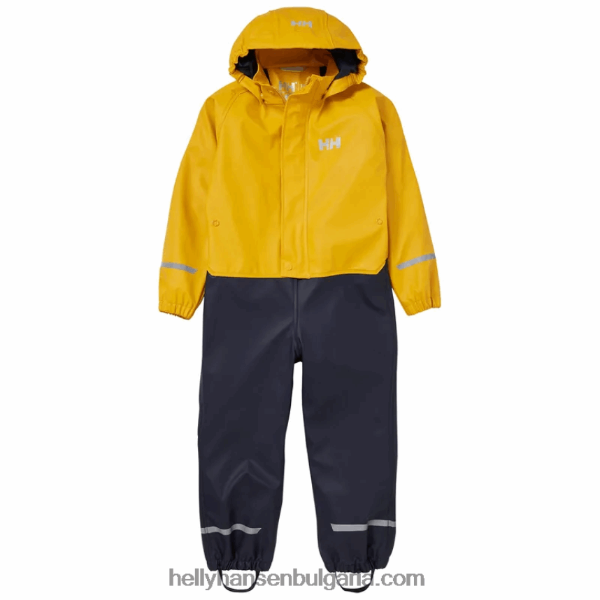 деца детски дъждобран bergen с поларена подплата 80V22D2314 буря Helly-Hansen