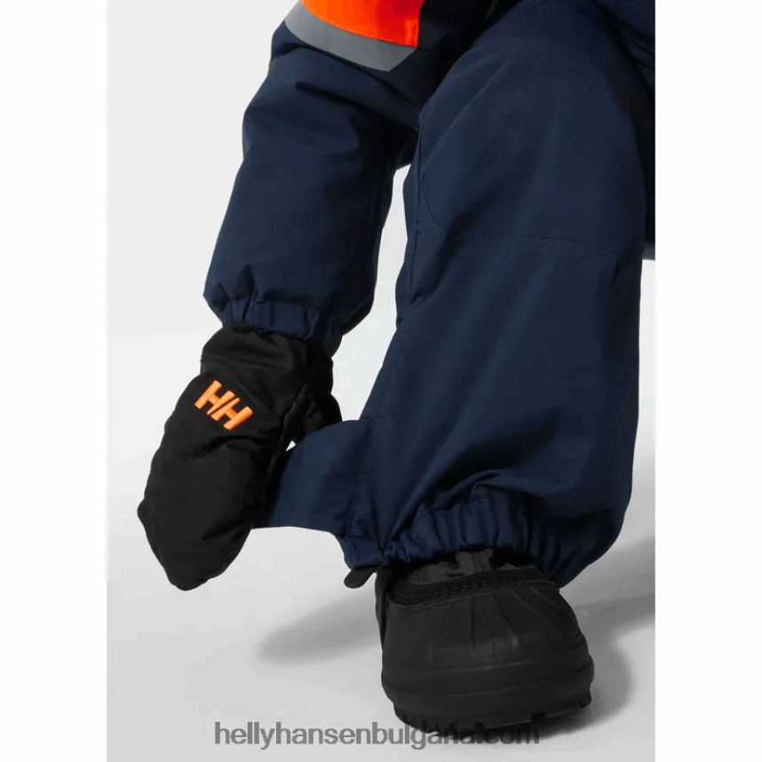 деца детски изолиран снежен костюм rider 2.0 80V22D2339 дълбок фиорд Helly-Hansen