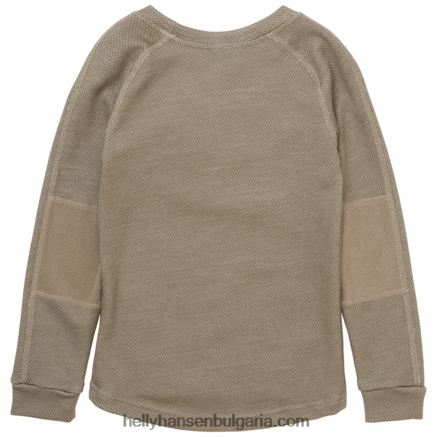 деца детски hh lifa мериносов базов слой 80V22D2357 сив меланг Helly-Hansen