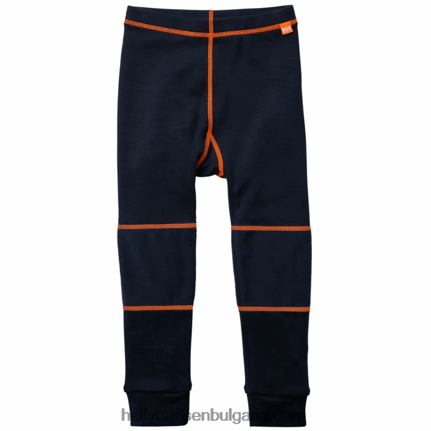 деца детски hh lifa мериносов базов слой 80V22D2358 паднала скала Helly-Hansen