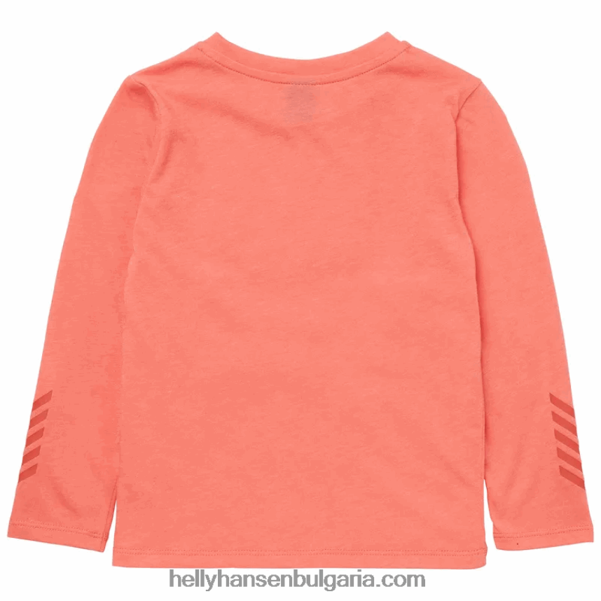 деца детски loen технически основен слой горна част 80V22D2380 сив меланг Helly-Hansen