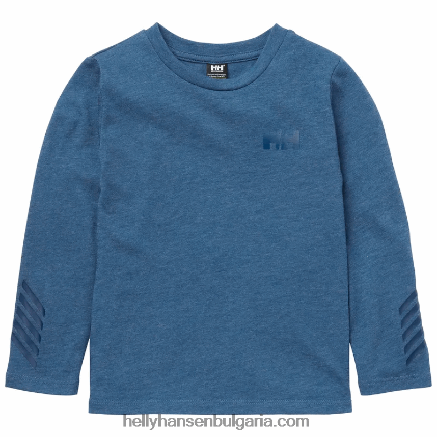 деца детски loen технически основен слой горна част 80V22D2381 прасковено ехо Helly-Hansen